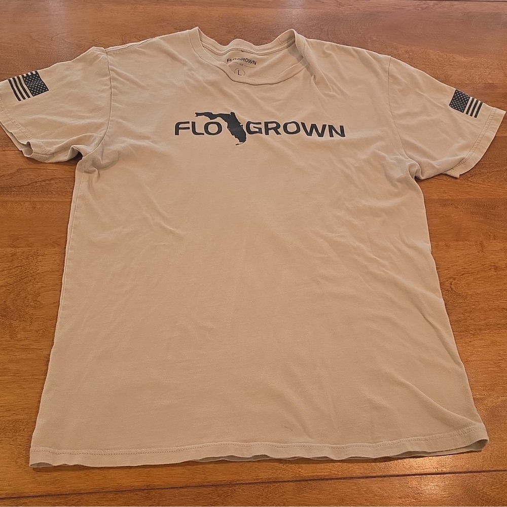 FloGrown Mens Large t shirt "Welcome to the GUNSHINE State" Florida #1